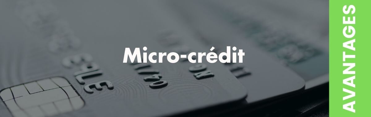 Ceci est le bandeau du service avantage de boostt se nommant micro credit